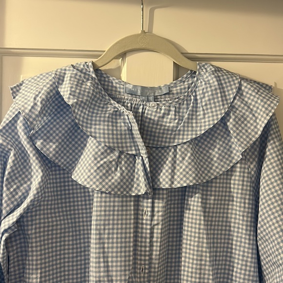Hill House Home Blue Gingham Colette Dress - Picture 3 of 5